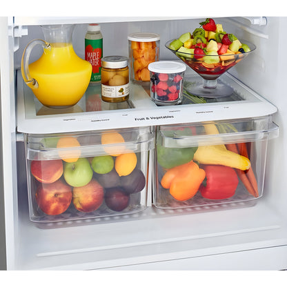 LG 30 in. Top Mount Refrigerator in Stainless Steel 20 Cu. Ft. (LTCS20020S)