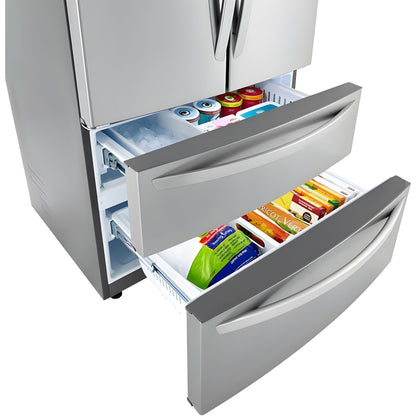LG 36 in. 4-Door French Door Refrigerator 27 Cu. Ft. (LMWS27626S)