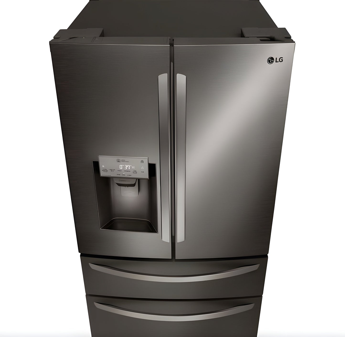 LG 36 in. 4-Door French Door Refrigerator in Black Stainless Steel 28 Cu. Ft. (LMXS28626D)