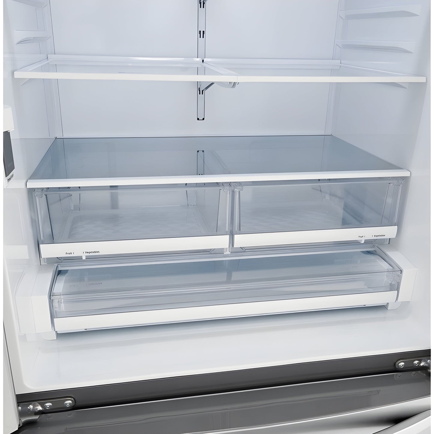 LG 36 in. 4-Door French Door Refrigerator in Stainless Steel 23 Cu. Ft. (LMWC23626S)