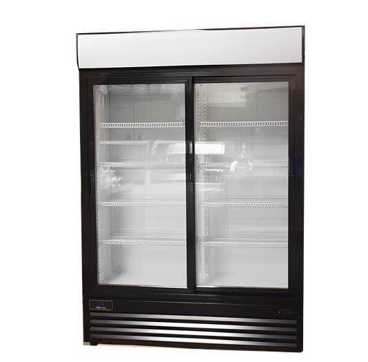 Chef AAA Commercial 48" 2 Sliding Door Merchandiser Refrigerator 32 cu. ft. - LGD-1300S
