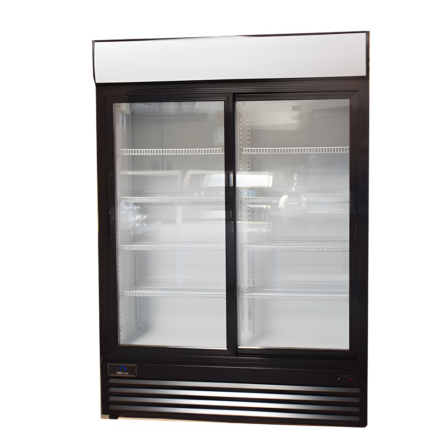 Chef AAA Commercial 48" 2 Sliding Door Merchandiser Refrigerator 32 cu. ft. - LGD-1300S