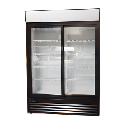 Chef AAA Commercial 48" 2 Sliding Door Merchandiser Refrigerator 32 cu. ft. - LGD-1300S