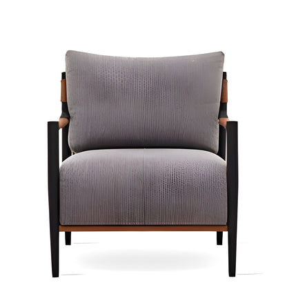 Enza Home US Linz Armchair - Metal - 2118 - K2 - 22406 Grey - KL:40109 Tobacco - AR:217 - 1454073