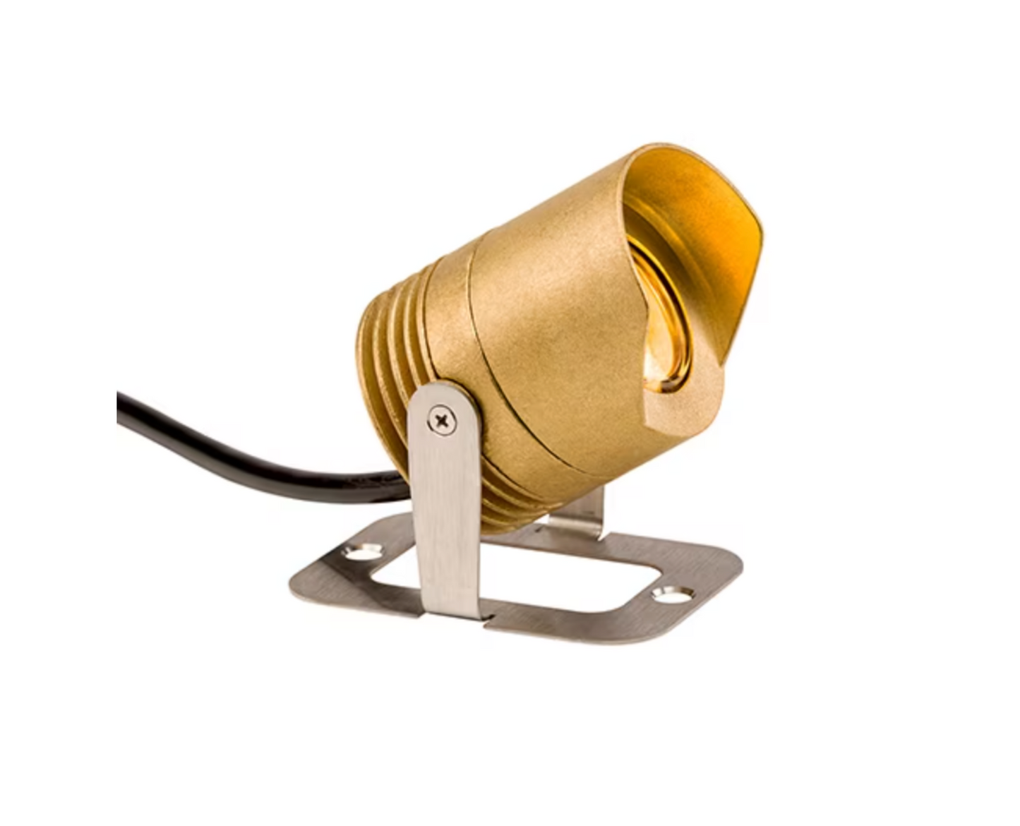 FX Luminaire LED Underwater Light with ZDC, Natural Brass - LLZDC3LEDBS