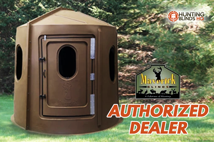 Maverick 5-Shooter GX Deer Blind in Black with Tinted Windows - 00237