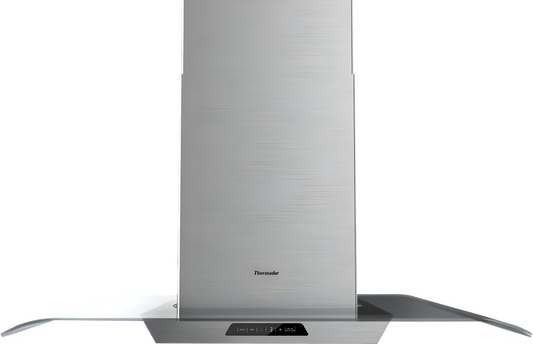 Thermador Masterpiece Series 40" Island Hood - Glass and Stainless Steel - HMIB40HS - 1471