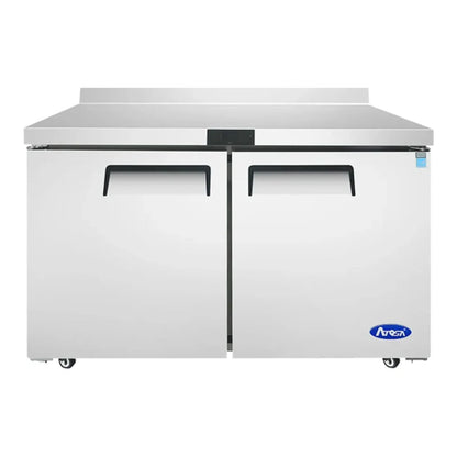 Atosa MGF8409GR 48.3" Worktop Refrigerator with Backsplash 13.4 Cu.Ft - MGF8409GR