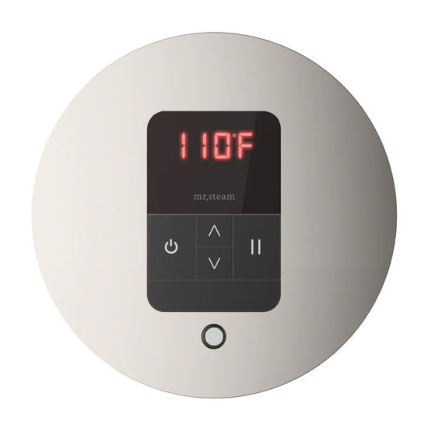 Mr. Steam- iTempo Round Steam Shower Control - Polished Nickel - MSITEMPORD-PN