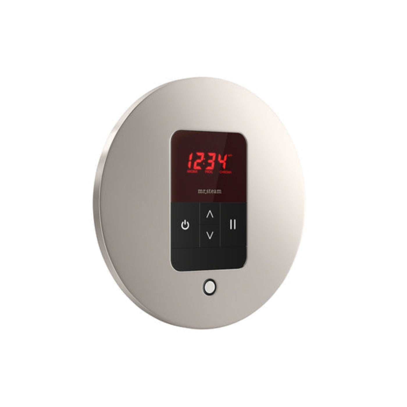 Mr. Steam- iTempo Round Steam Shower Control - Polished Nickel - MSITEMPORD-PN