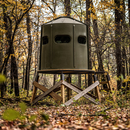 Maverick 5-Shooter GX Deer Blind in Black with Tinted Windows - 00237