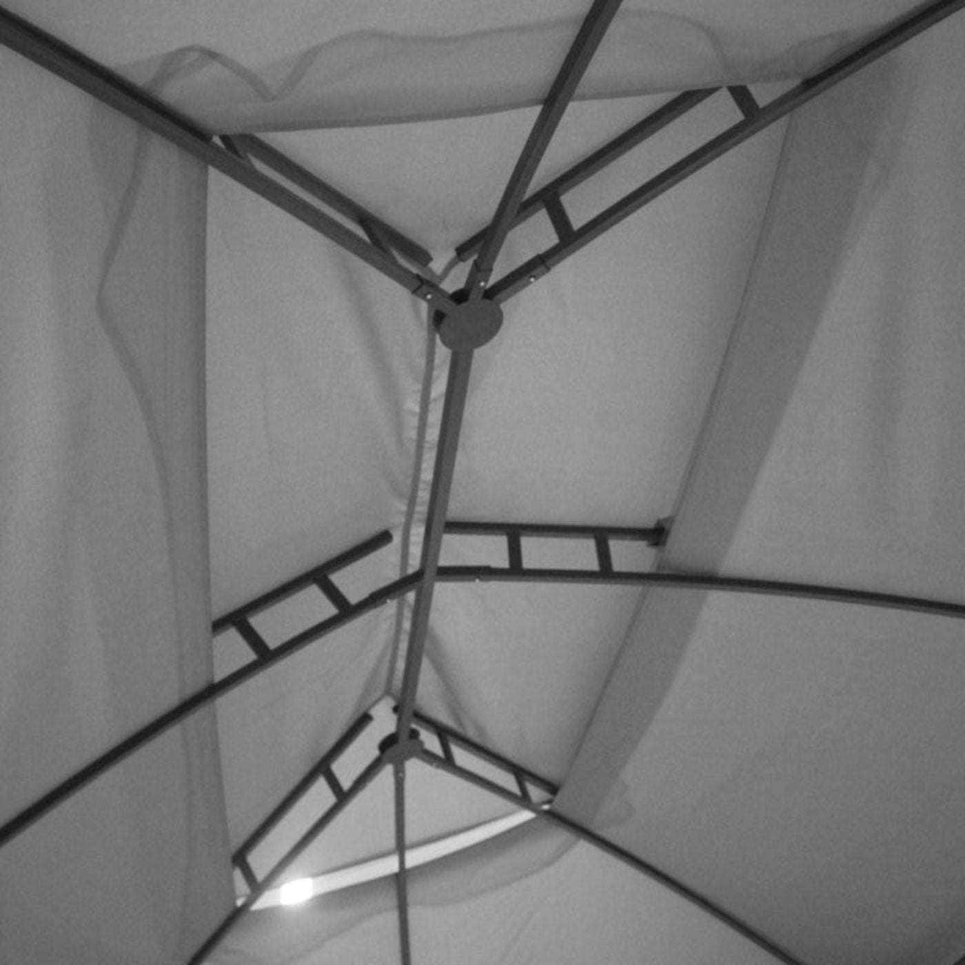Outsunny 13' x 10' Patio Gazebo Outdoor Canopy Shelter with Sidewalls - 84C-326CG