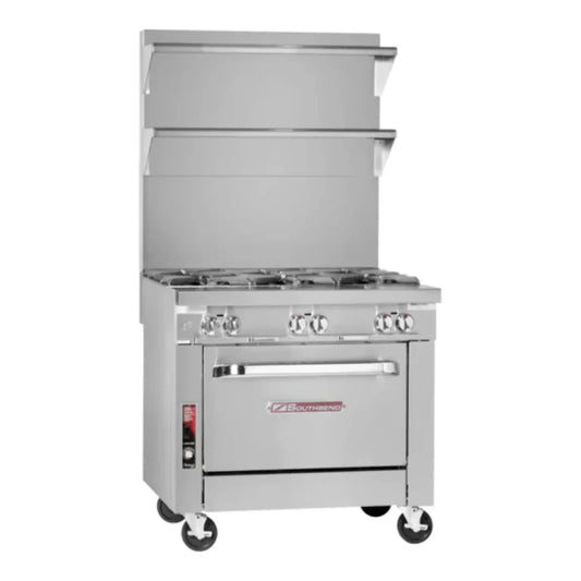 Southbend Platinum P32A-BBB Gas Range 32” 6 Non-Clog Burners With Convection Oven 255000 BTU - P32A-BBB