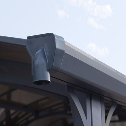 Palram Canopia | Tucson 4300 12x14 Ft Gazebo Gray - HG9161
