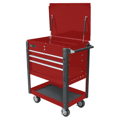 Homak 35" Professional 4 Drawer Service Cart - BK06032000
