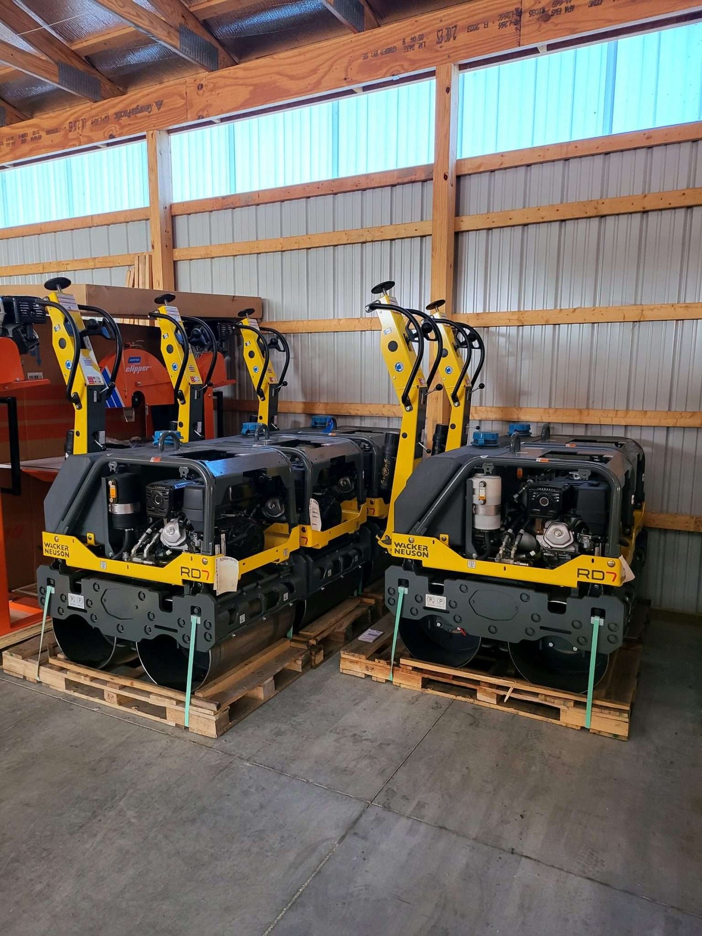 Wacker Neuson RD7A Walk-Behind Roller #5200015243