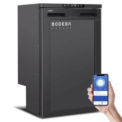 BODEGA 12 Volt RV Refrigerator 45L/1.6cu.ft RV Fridge and Freezer - R50