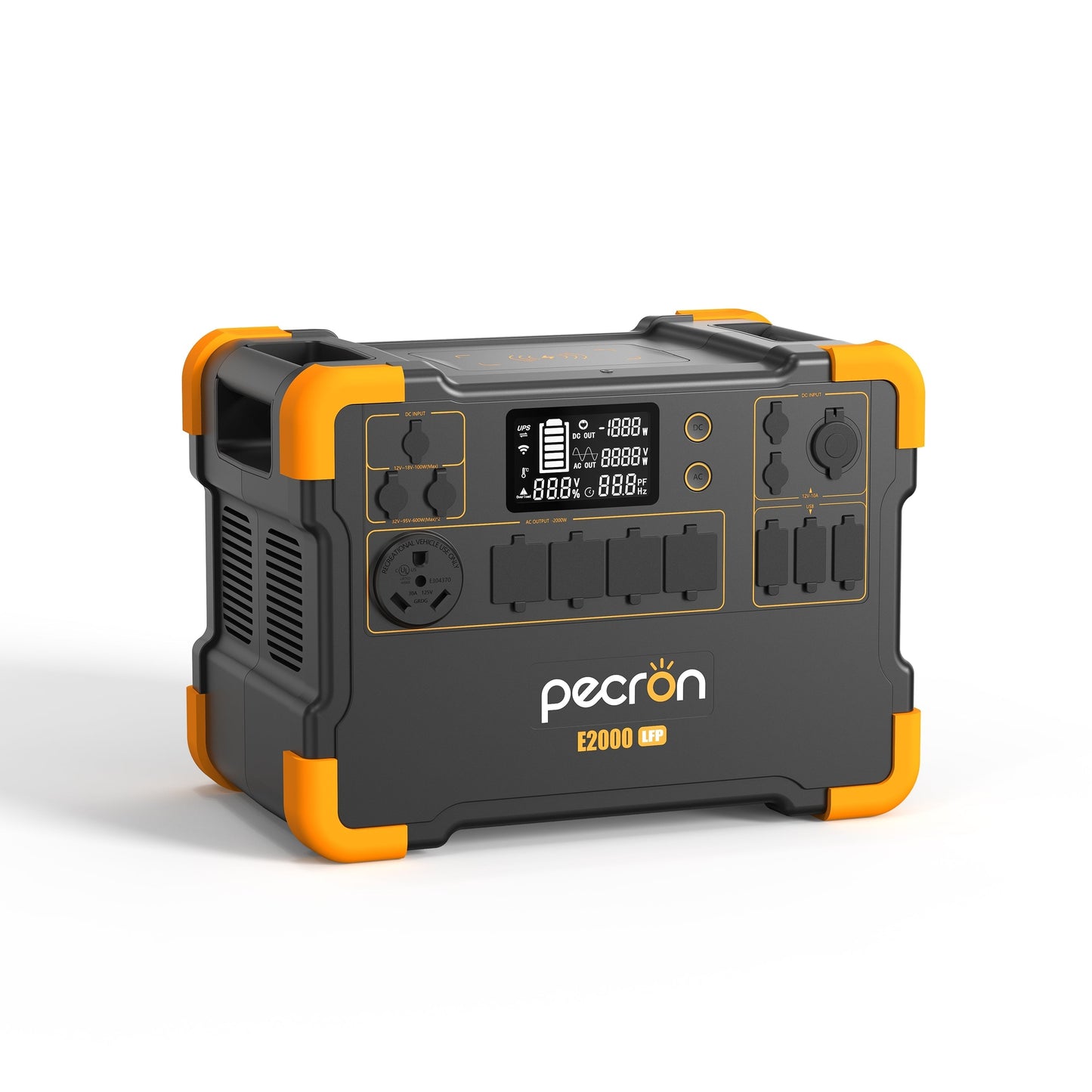 PECRON E2000LFP Expandable Portable Power Station 2000W 1920Wh - E2000LFP