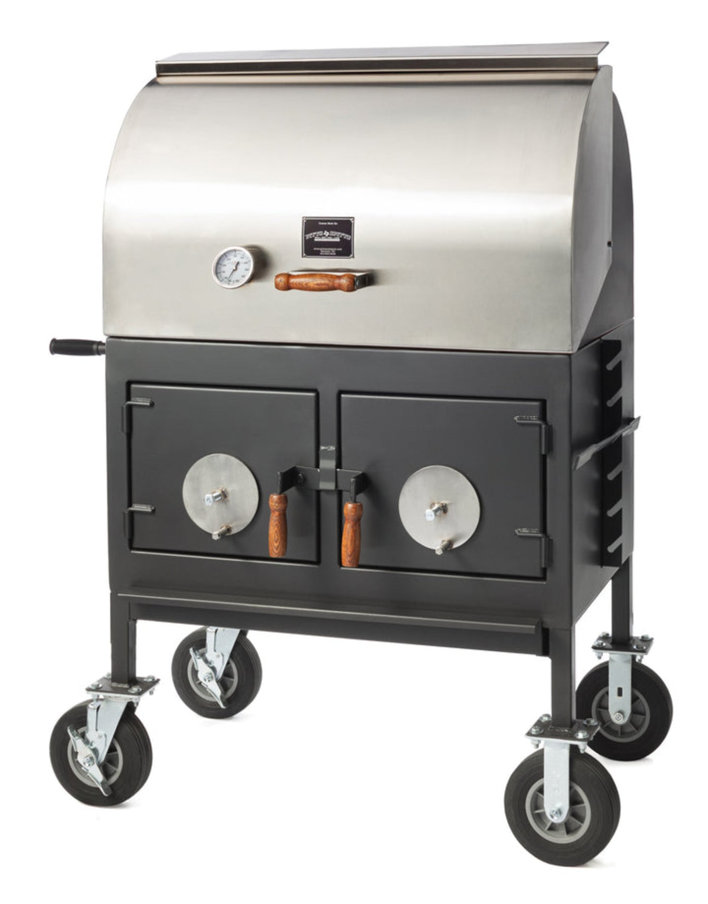 Pitts & Spitts Adjustable Charcoal Grill