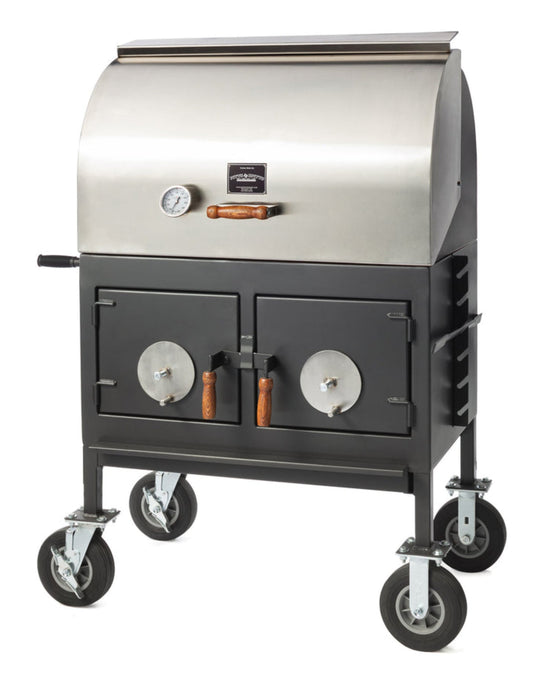 Pitts & Spitts Adjustable Charcoal Grill