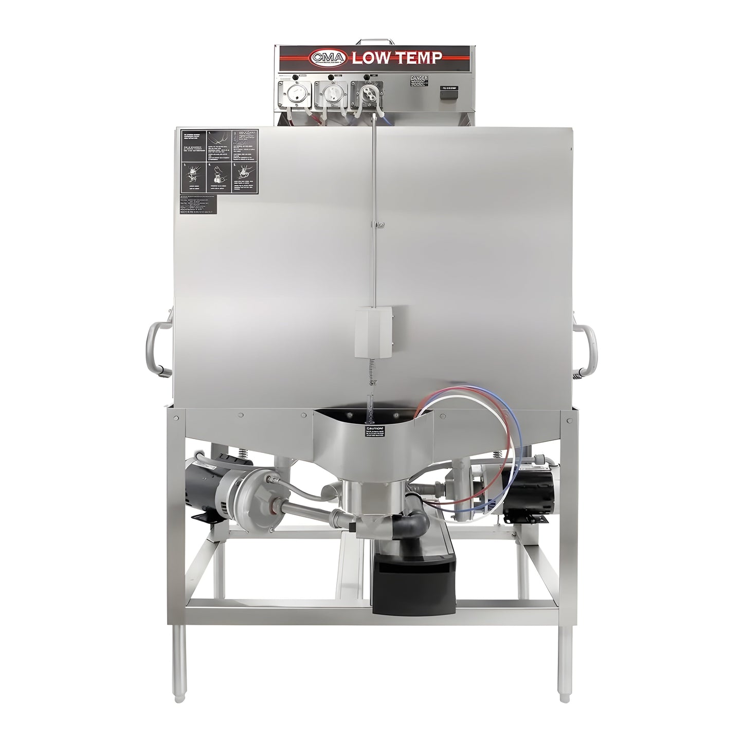 CMA Dishmachine S-B Tall Double Rack Low Temperature Upright Scullery Pot and Pan Dishwasher, 1 Phase, 115V, 60Hz, 1HP