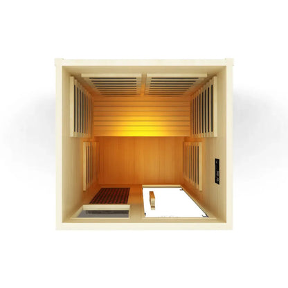 Heavenly Heat 2 Person Red Light Therapy Infrared Sauna - FD-KN004
