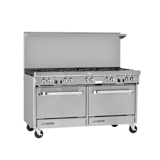 Southbend S60AA-3G/T S-Series Gas Range, 60"x 36" 4 Non-Clog Burners With Convection Ovens 246,000 Btu - S60AA-3G/T*