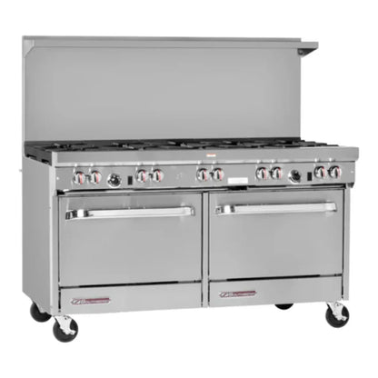 Southbend S60ad S-Series, Gas Range, 60”, 10 Non-Clog Burners With Convection Oven – Natural Gas, 350000 Total Btu - S60AD