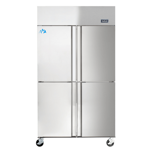 Chef AAA -  Commercial 4 Solid Door Reach-In Refrigerator 32cu.ft. - SCD-880R