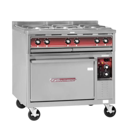 Southbend SE36D-HHB Electric Range 36” 2 Round Hot Plates With Standard Oven Base - SE36D-HHB