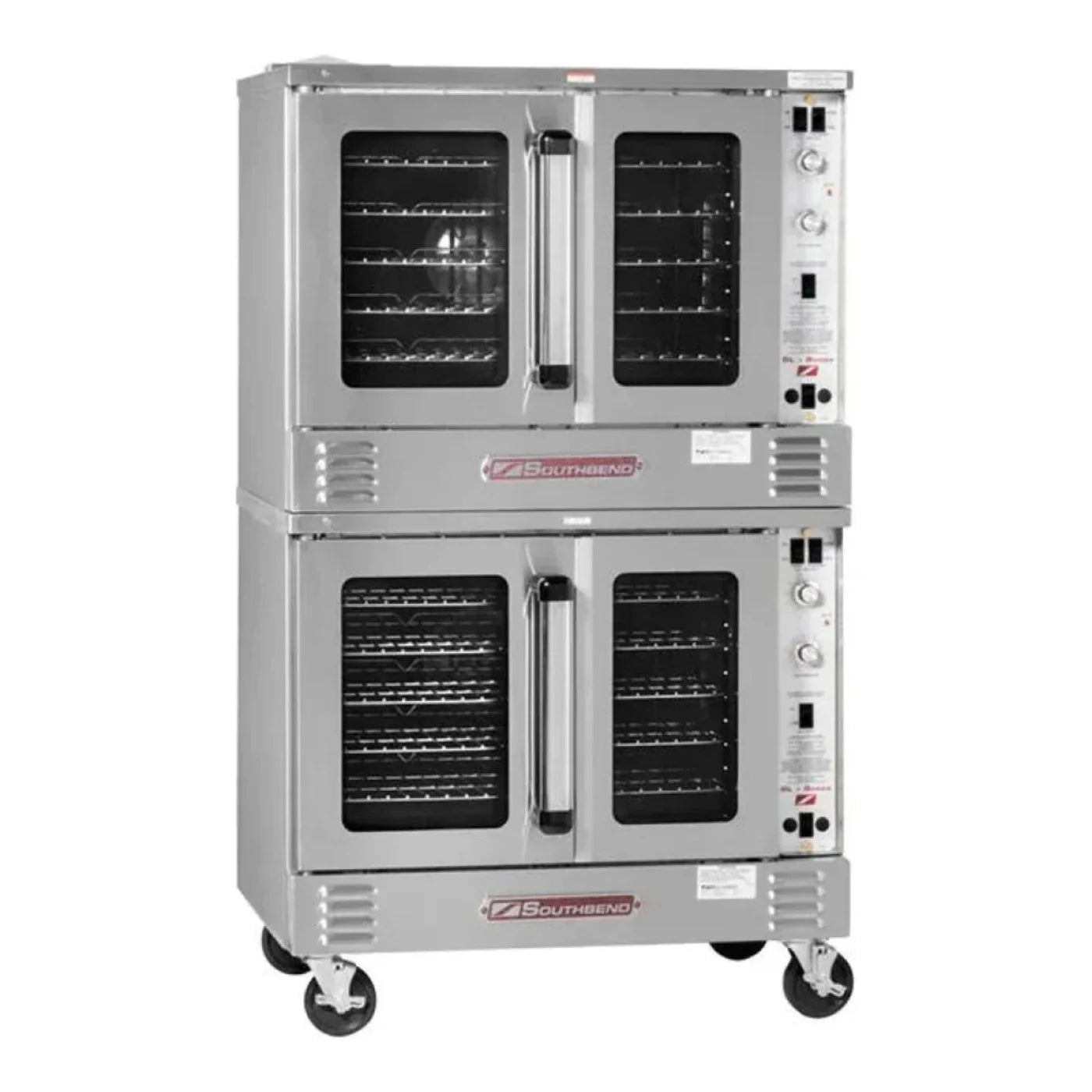 Southbend SLEB/20SC 38" Stainless Steel Double Deck Electric Convection Oven, (2) 12 kW - SLEB/20SC