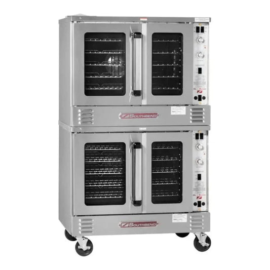 Southbend SLEB/20SC 38" Stainless Steel Double Deck Electric Convection Oven, (2) 12 kW - SLEB/20SC