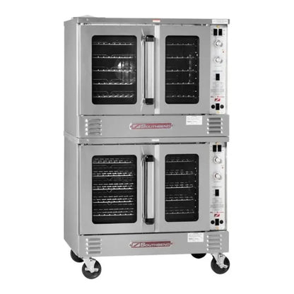 Southbend SLEB/20SC 38" Stainless Steel Double Deck Electric Convection Oven, (2) 12 kW - SLEB/20SC