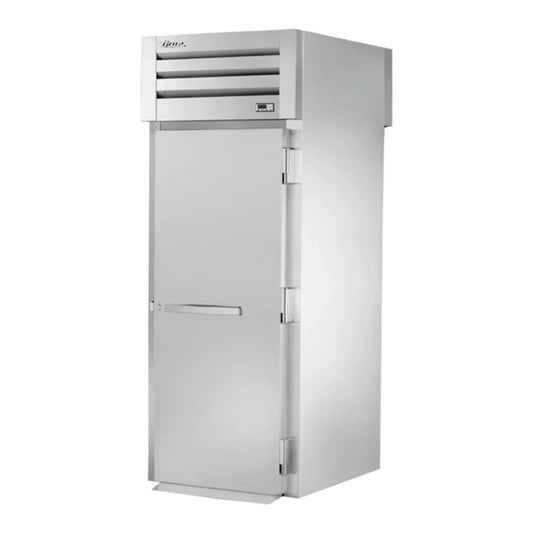 True  35" Spec Series Stainless Steel One Section Roll Through Refrigerator, 2 Right Hinge Solid Door, 115v - STR1RRT-1S-1S