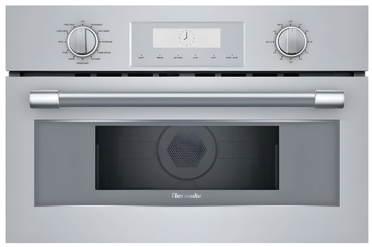 Thermador Professional Series MC30WP 30 Inch Speed Oven with Cook Smart, 10 Power Levels, Convection, Keep Warm, Timer and Lock - 7108761485405