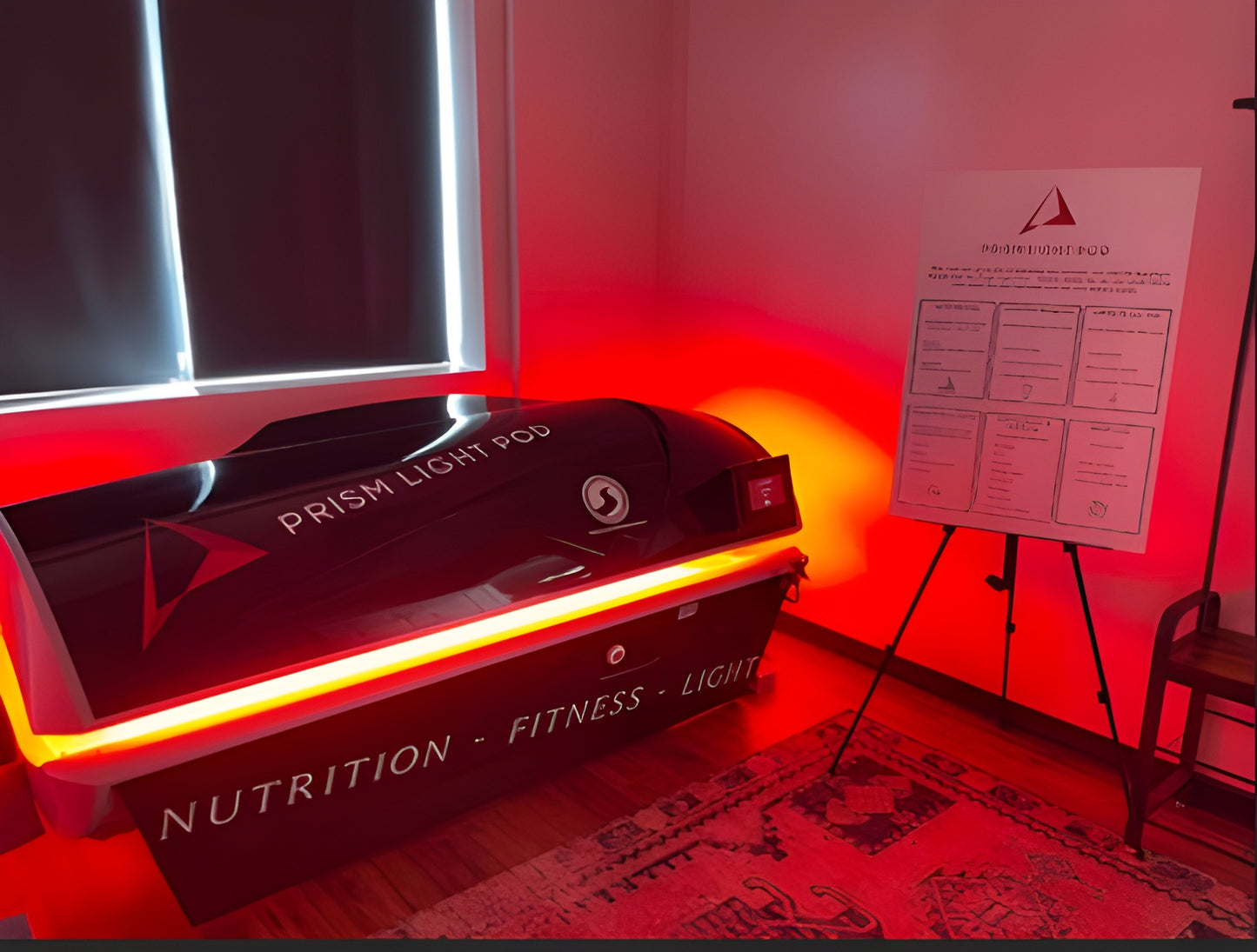 Prism Light Pod - Full-Body Energy Efficient Red Light Therapy Bed