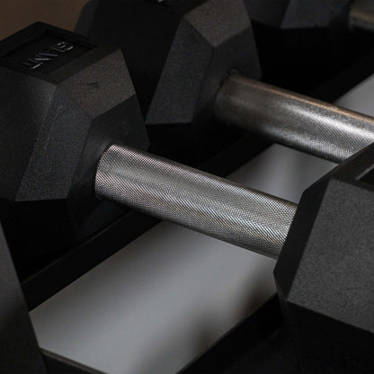 GIANT Rubber Hex Dumbbell Sets - Straight - 550LBSTRAIGHT