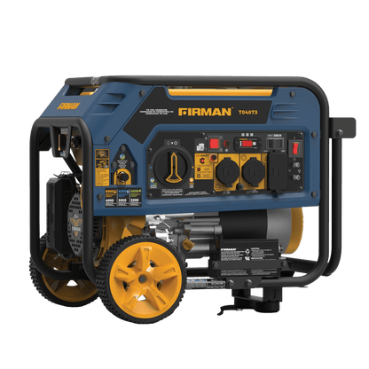 Firman T04073 4000W/5000W Electric Start Tri-Fuel Gas Propane Natural Gas Generator New T04073
