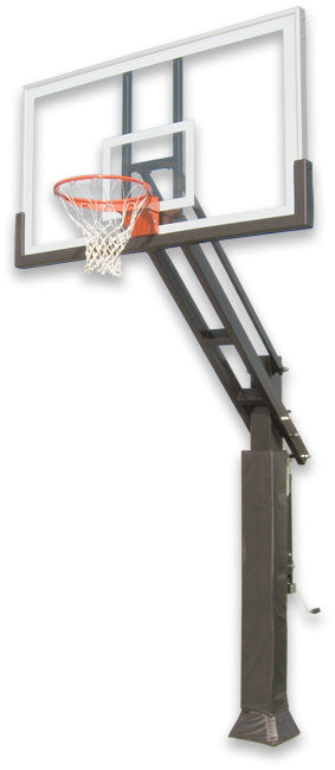 Ironclad 72" Triple Threat Adjustable Height In-Ground Basketball Hoop TPT684-XXL