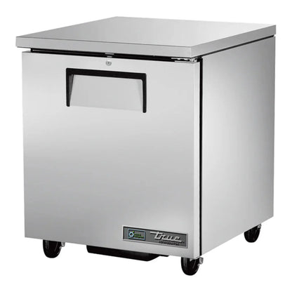 True  5/8" TUC/TWT Series Aluminum Undercounter Refrigerator with 1 Section & 1 Right Hinge Door, 115v/1ph - TUC-27-HC 27