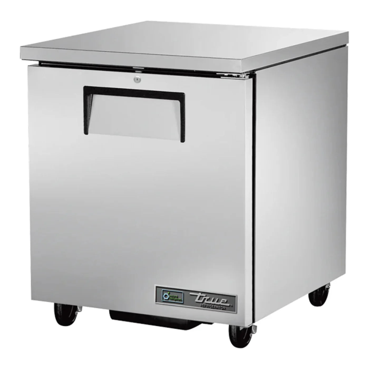 True  5/8" TUC/TWT Series Aluminum Undercounter Refrigerator with 1 Section & 1 Right Hinge Door, 115v/1ph - TUC-27-HC 27