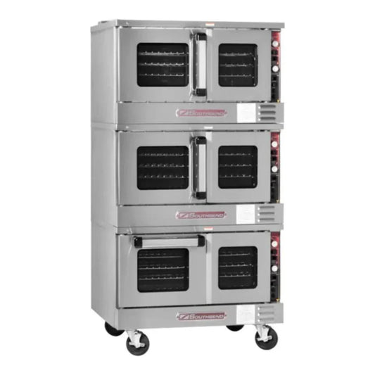 Southbend TVGS/22SC 36.1" Stainless Steel TruVection Series Double Full Size Convection Oven,Natural Gas, 52,000 BTU - TVGS/22SC