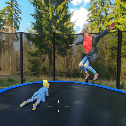 Costway Trampoline 14' Outdoor Recreational with Enclosure Net and Ladder New - TW10041+