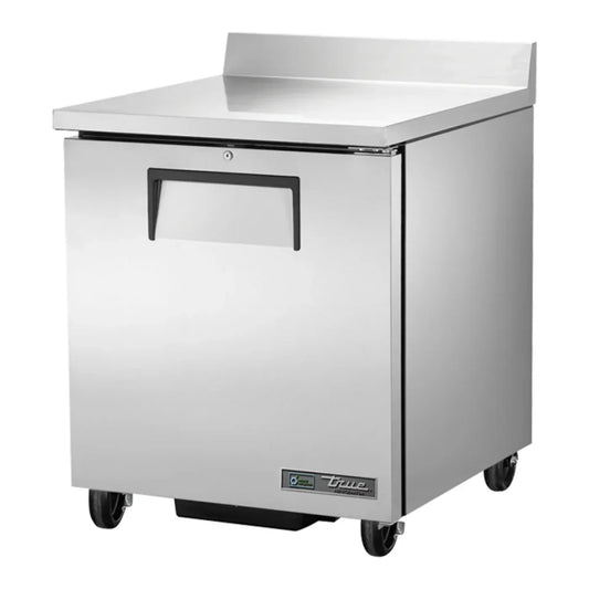 True Series Worktop Refrigerator with 1 Section & 1 Right Hinge Door, 3 9/16" Backsplash, 115v/1ph - TWT-27-HC TUC/TWT