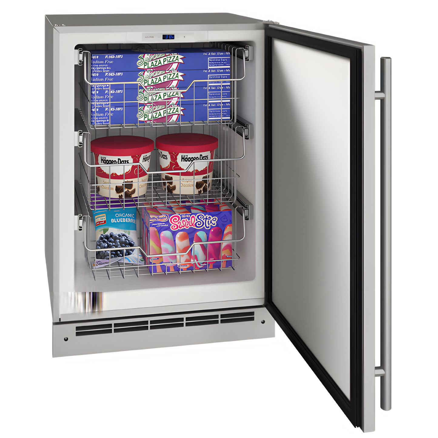 U-Line - 24" Outdoor Convertible Freezer - OFZ124 -0 UOFZ124-SS01B