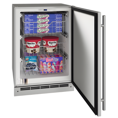 U-Line - 24" Outdoor Convertible Freezer - OFZ124 -0 UOFZ124-SS01B