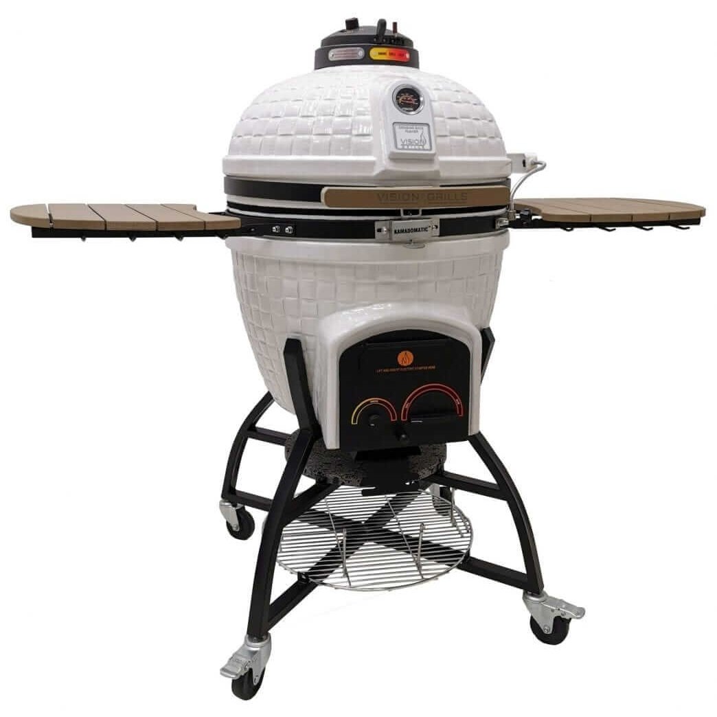 Elite | XR402 Deluxe Ceramic Kamado Grill | Charcoal Gas Compatible