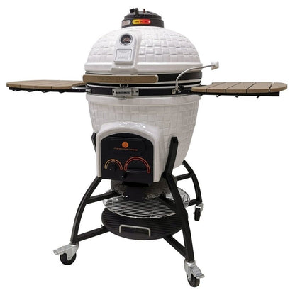 Elite | XR402 Deluxe Ceramic Kamado Grill | Charcoal Gas Compatible