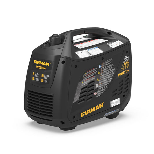 Firman W01784 30 Amp 1700W/2150W Recoil Start Gas Inverter Generator New W01784