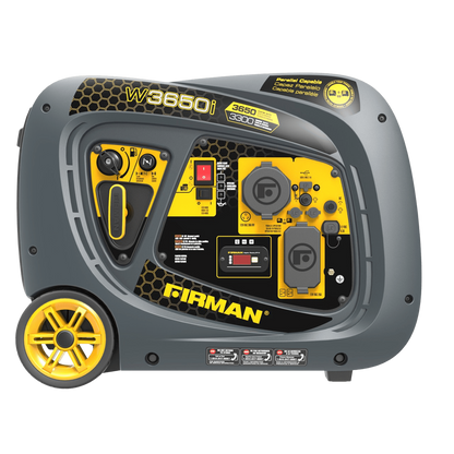 Firman W03381 3300W/3650W 30 Amp Recoil Start Gas Inverter Generator New W03381